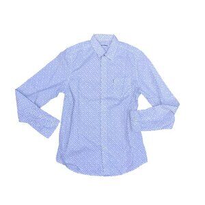 BEN SHERMAN Button Down Shirt Men's SMALL White Long Sleeve Pocket Slim Fit​